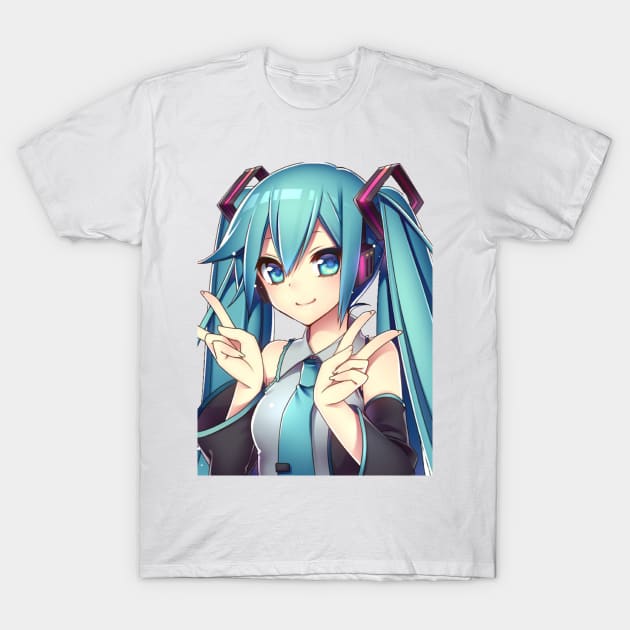 Hatsune Miku T-Shirt by EllyStar24